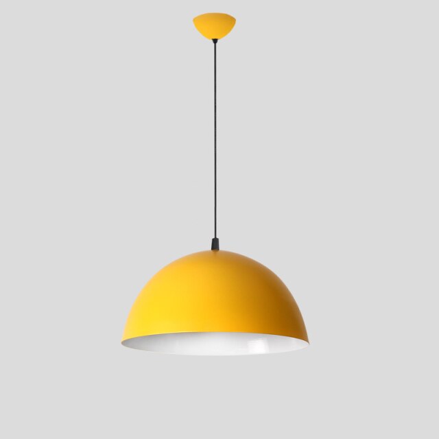 pendant light modern LED with lampshade rounded Kleo