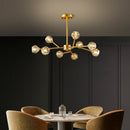 Lustre moderne LED avec lampes style diamant Blair