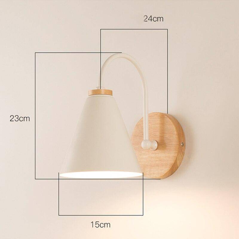 wall lamp modern LED wall light with lampshade metal Creative