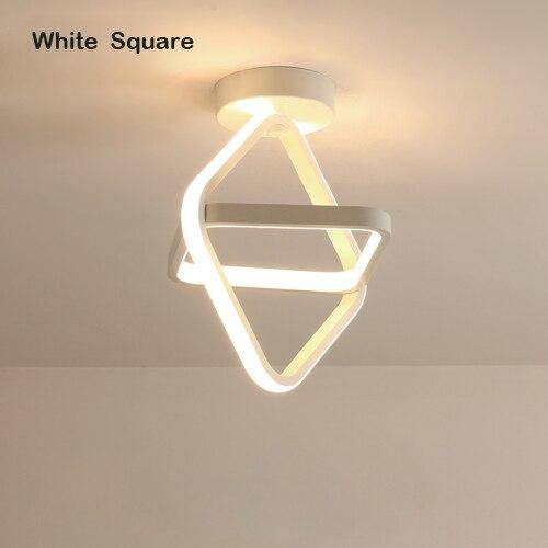 LED ceiling lamp with metal ring Balcony