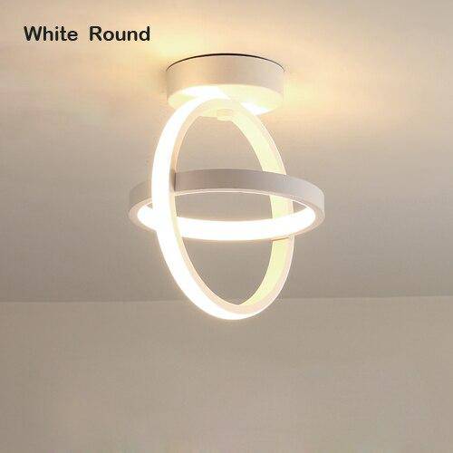 Plafonnier design à LED avec anneau en métal Balcony
