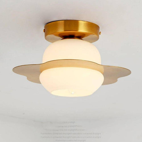 Plafonnier moderne à LED avec abat-jour en en verre Creative - vue 6 sur 11