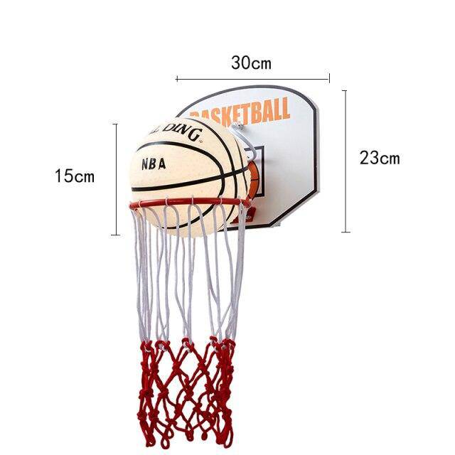Applique murale à LED style panier de Basketball en métal Kids