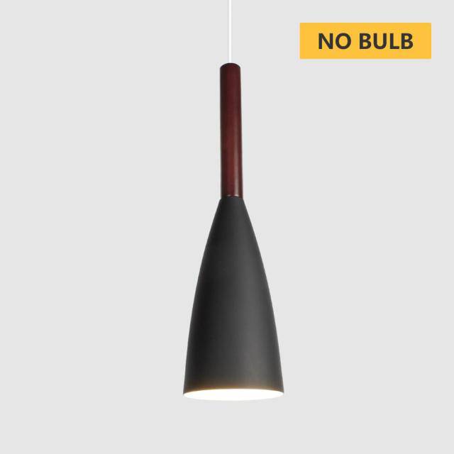 LED design pendant with metal lampshade Industrial