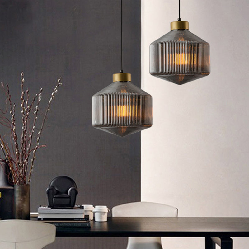 Suspension en verre moderne Raina