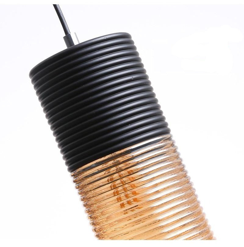 Lámpara de suspensión cristal LED moderno Dolce