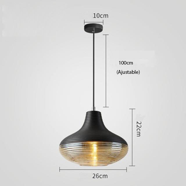 pendant light modern LED glass Dolce