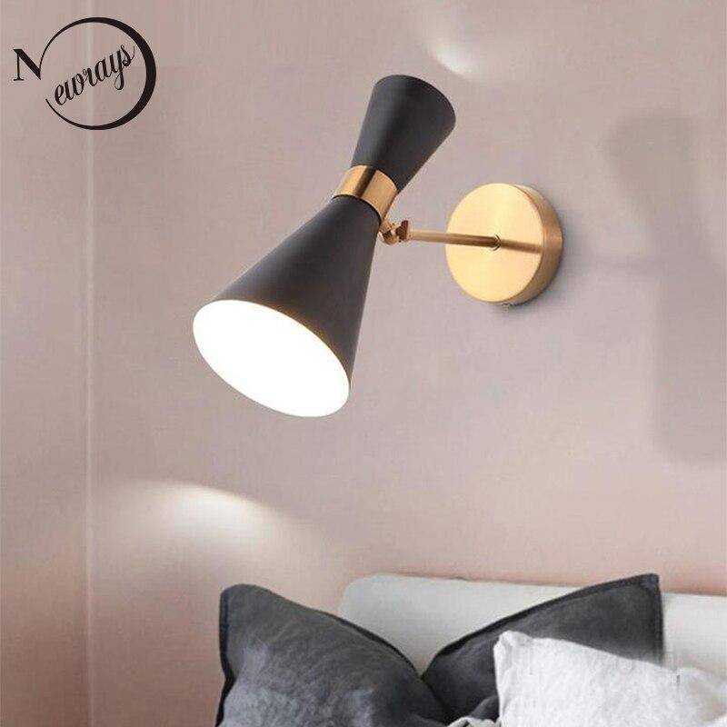 wall lamp LED wall design with lampshade double rounded triangle Newray