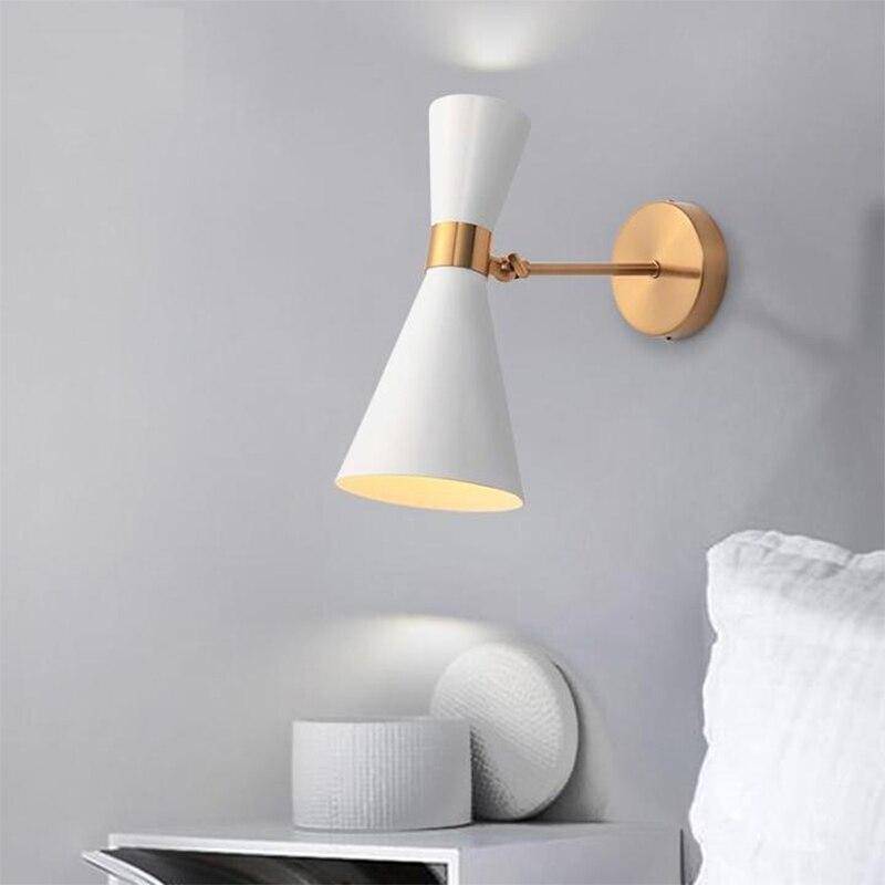 wall lamp LED wall design with lampshade double rounded triangle Newray