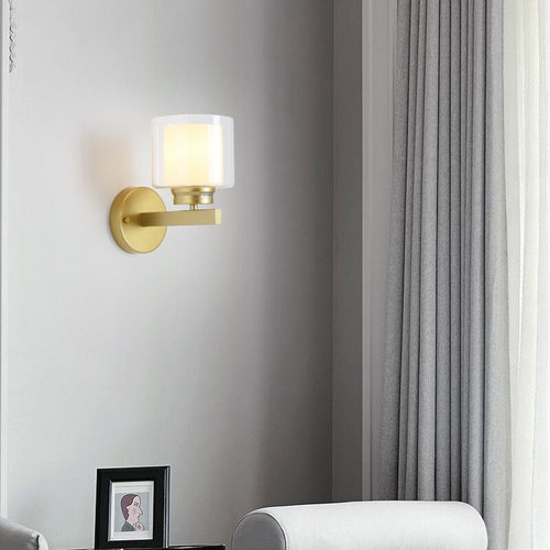 Applique murale moderne LED style faux bougeoir Alode - vue 10 sur 11