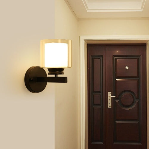 Applique murale moderne LED style faux bougeoir Alode - vue 8 sur 11