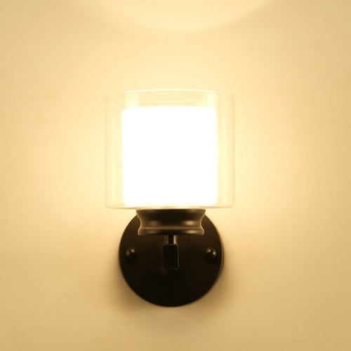Applique murale moderne LED style faux bougeoir Alode - vue 7 sur 11