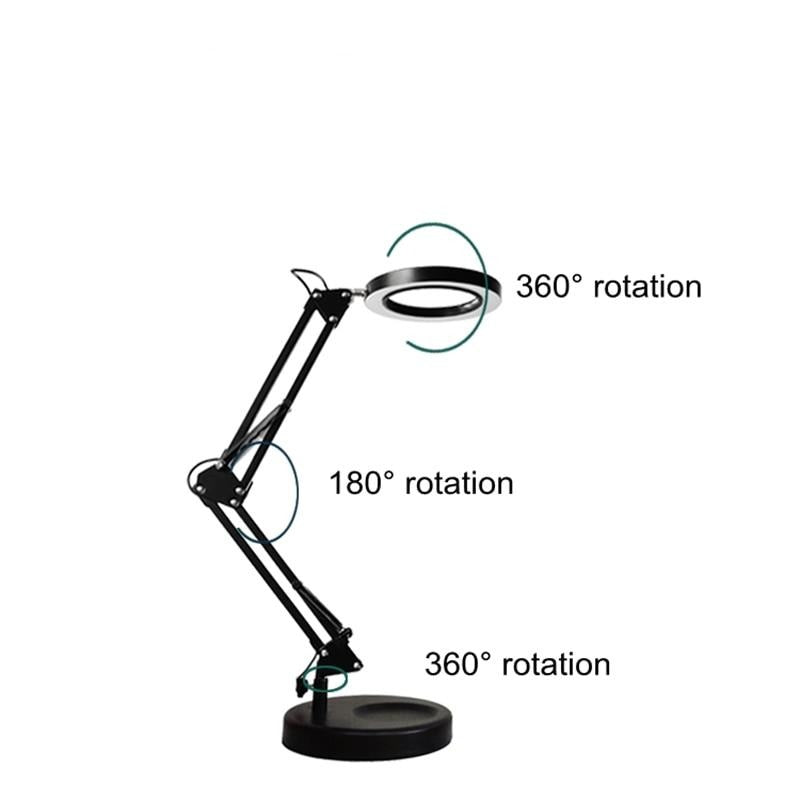 Andy LED table or desk lamp with articulated arm