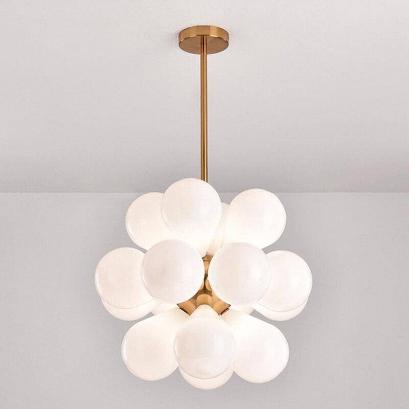 Suspension design à LED avec plusieurs ballons en verre coloré Hang - vue 4 sur 9