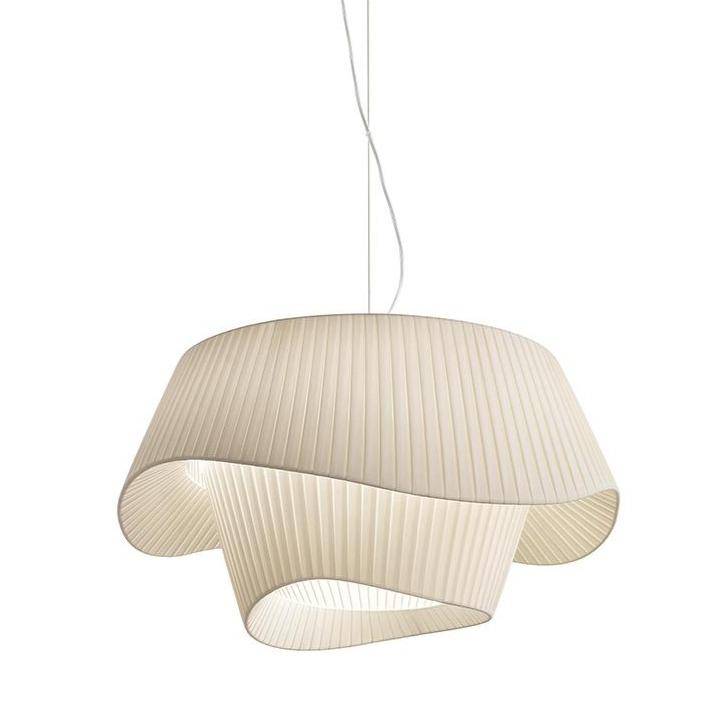 Suspension design à LED blanche style Fabric - vue 6 sur 5