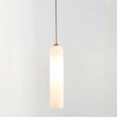 Suspension design à LED cylindre en verre Creative