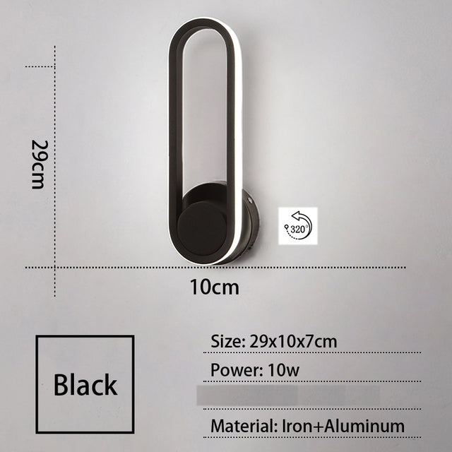 Applique murale moderne LED avec des formes originales Atticus