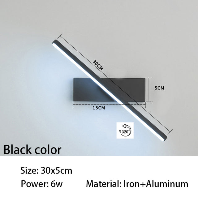 Moderna lámpara de pared LED con formas originales Atticus