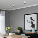 Spot moderne LED cylindrique et métallique Miya