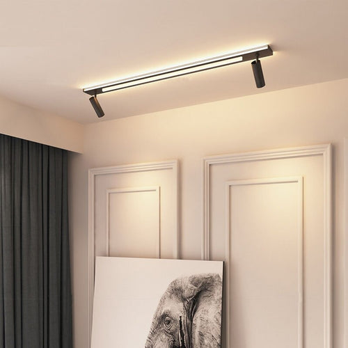 Design LED ceiling lamp with two spots Dulce