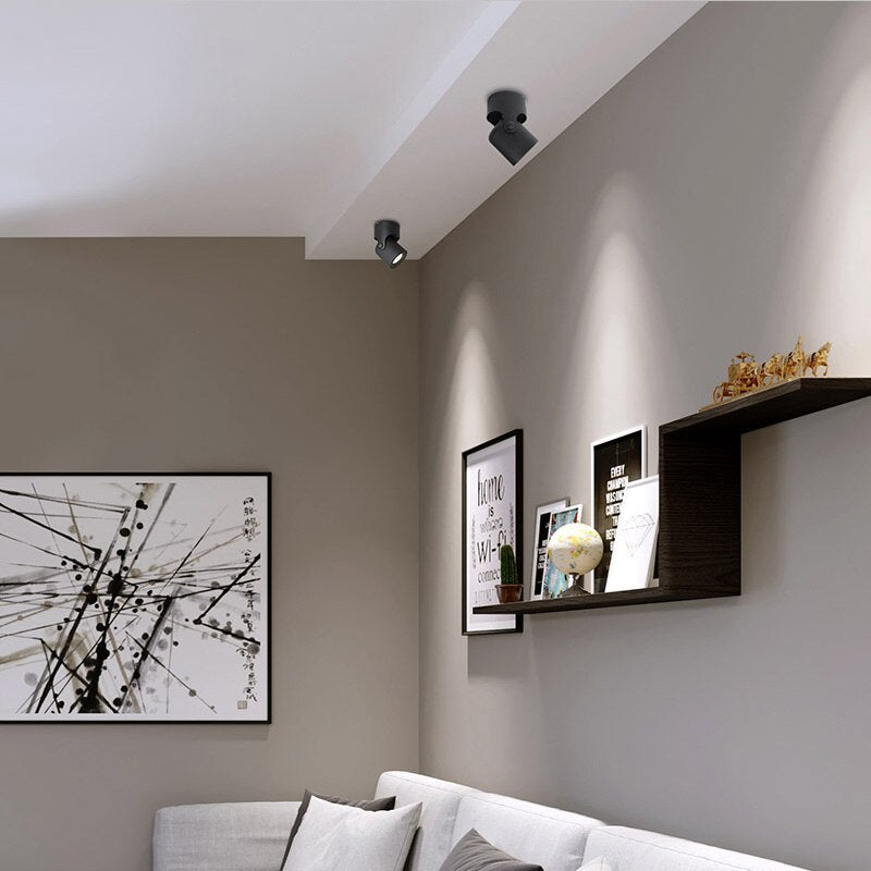 Spot rond à LED ajustable Obby - vue 3 sur 9