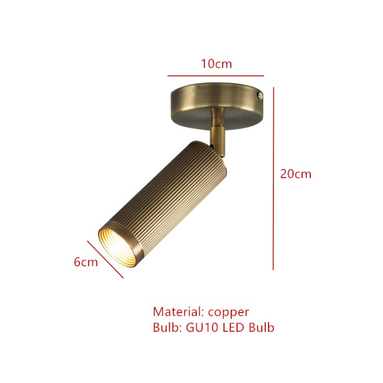 Plafonnier moderne LED style spotlight réglable Tulia