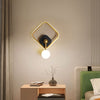wall lamp geometric design wall with hanging ball Oryna