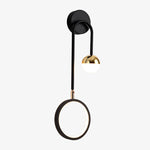 wall lamp geometric design wall with hanging ball Oryna