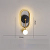wall lamp geometric design wall with hanging ball Oryna