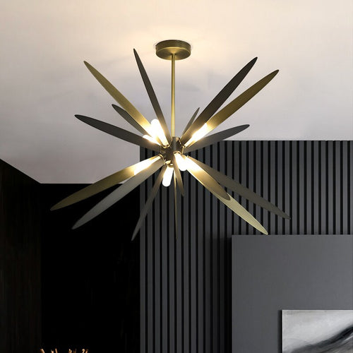 Modern LED chandelier with sparkling light Elektor