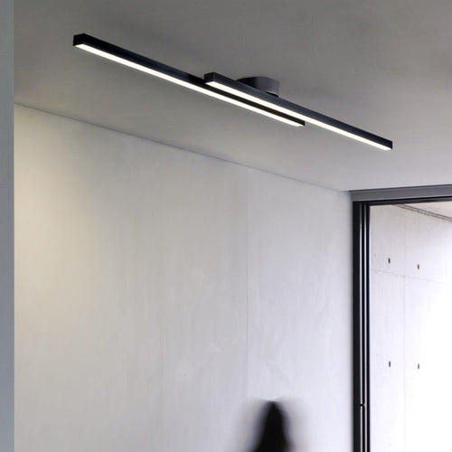 Plafonnier design LED linéaire et minimaliste Dallas