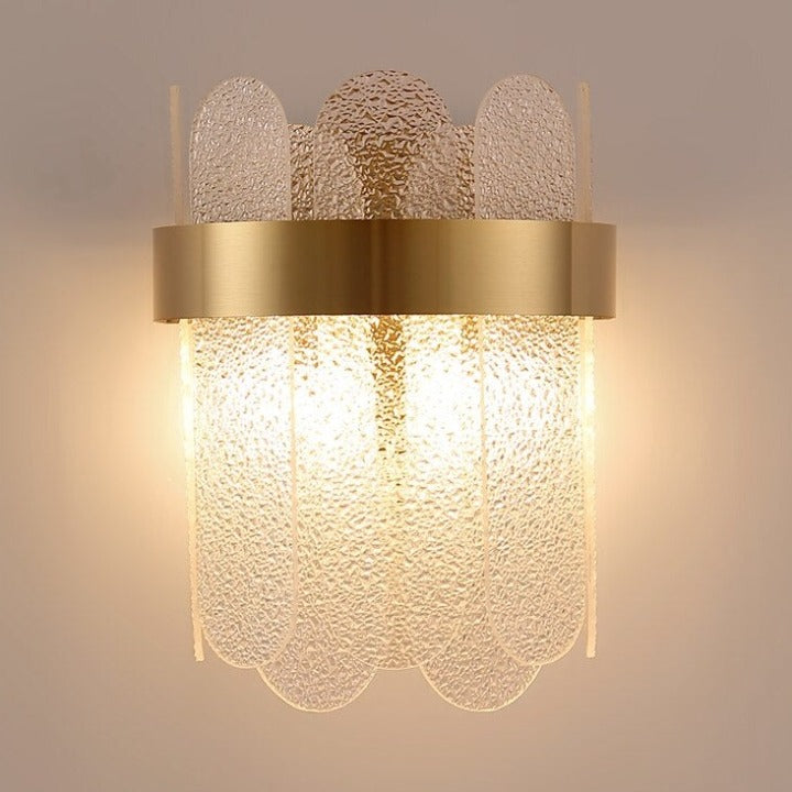 wall lamp modern wall with glass slats Ciara