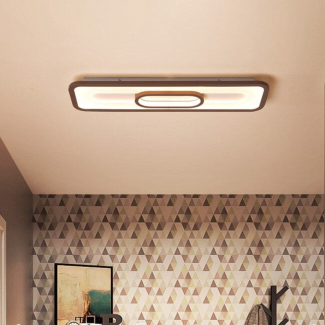 Estaccia modern minimalist rectangular LED ceiling light