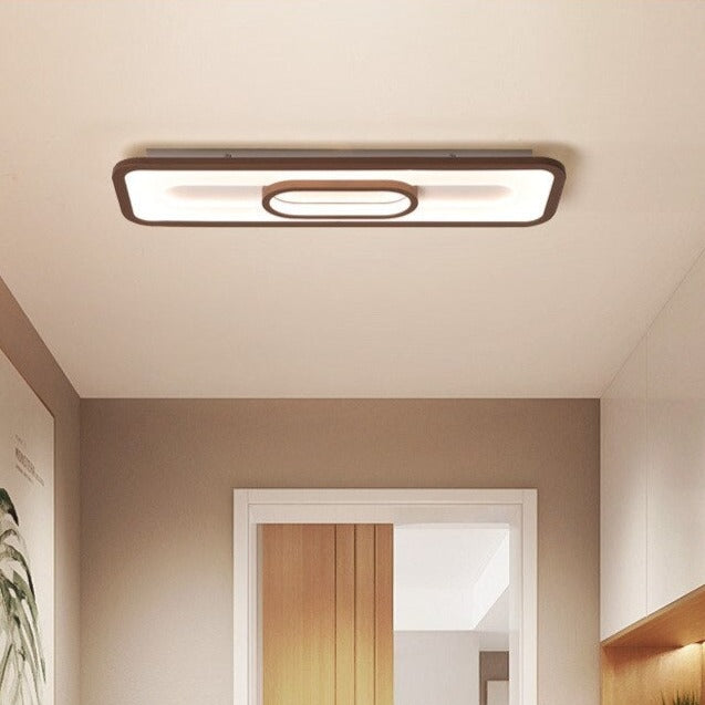 Estaccia modern minimalist rectangular LED ceiling light