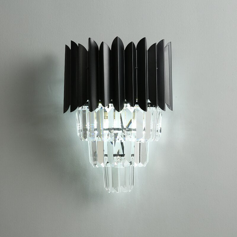 wall lamp modern wall with 4 levels of luxury Etto crystals