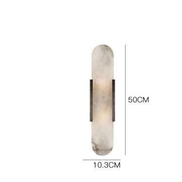 wall lamp cylindrical marble effect design wall Aïda