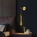 Applique murale moderne suspendue dorée luxury Gabriella