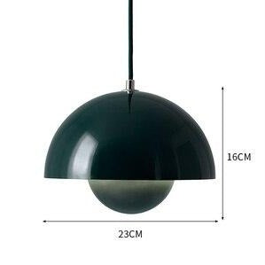 Suspension moderne avec abat jour demi-cercle coloré Maryana