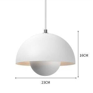 Suspension moderne avec abat jour demi-cercle coloré Maryana