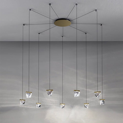 Plyzia crystal spider chandelier