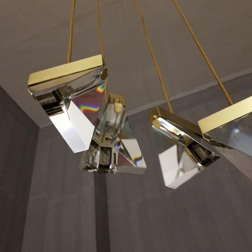 Lustre design en forme d'araignée en cristal Plyzia - vue 7 sur 8
