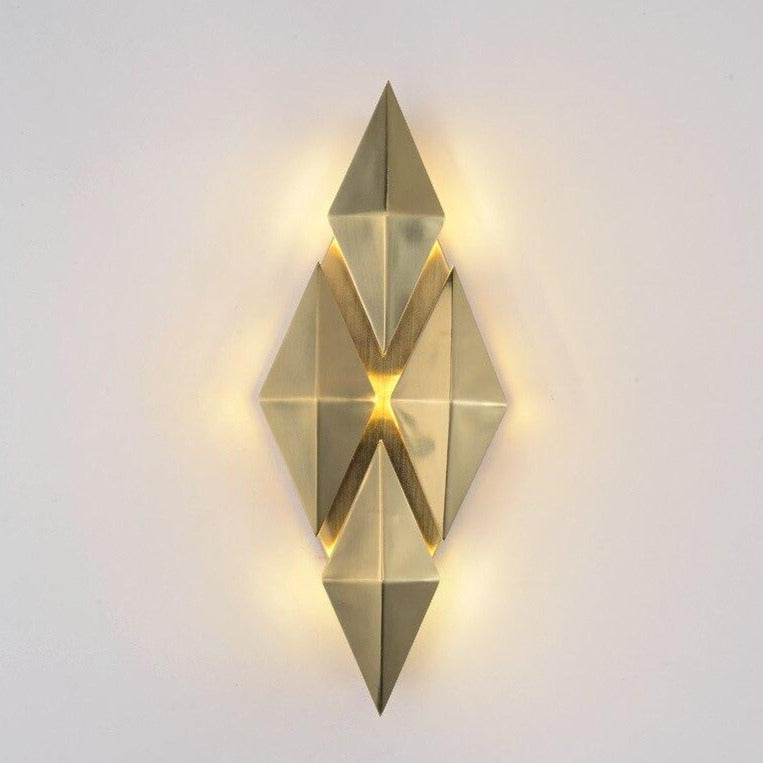 Lámpara de pared moderna en forma de diamante Dyamantina