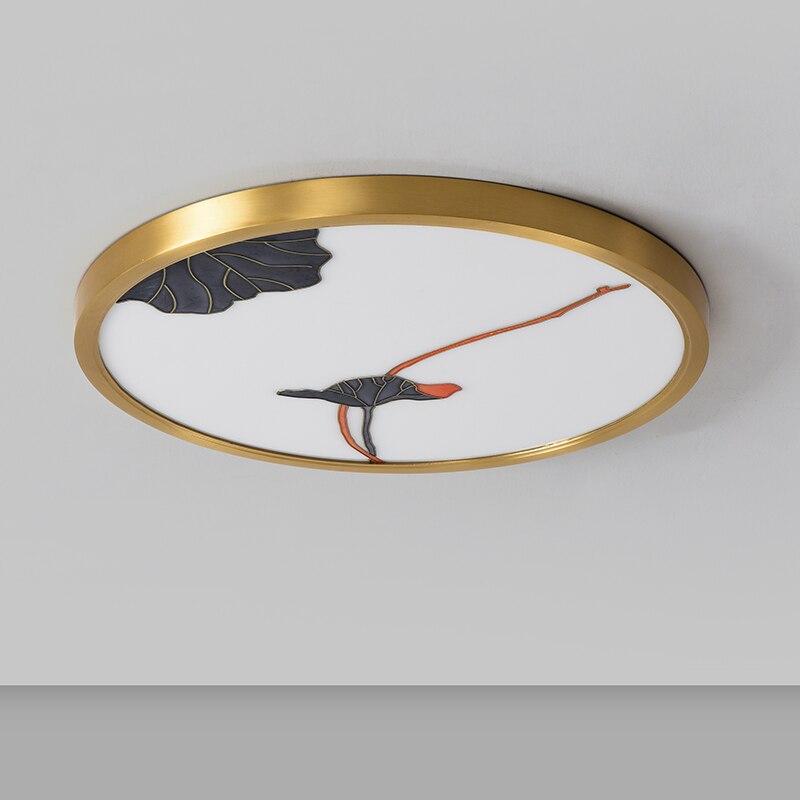 Plafonnier moderne et rond style chinois Seungri - vue 3 sur 5