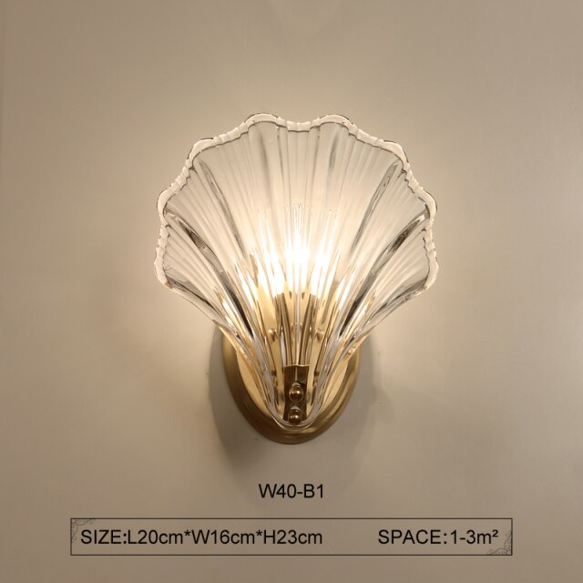 wall lamp modern LED seashell wall Shelly