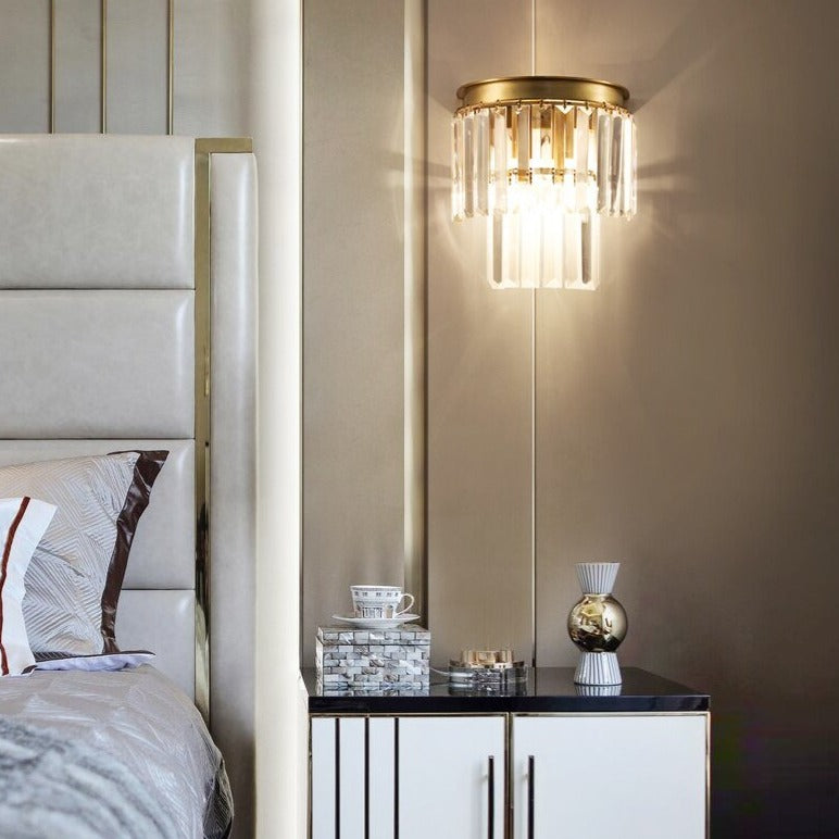 Applique murale moderne LED en cristal Kleon - vue 2 sur 6