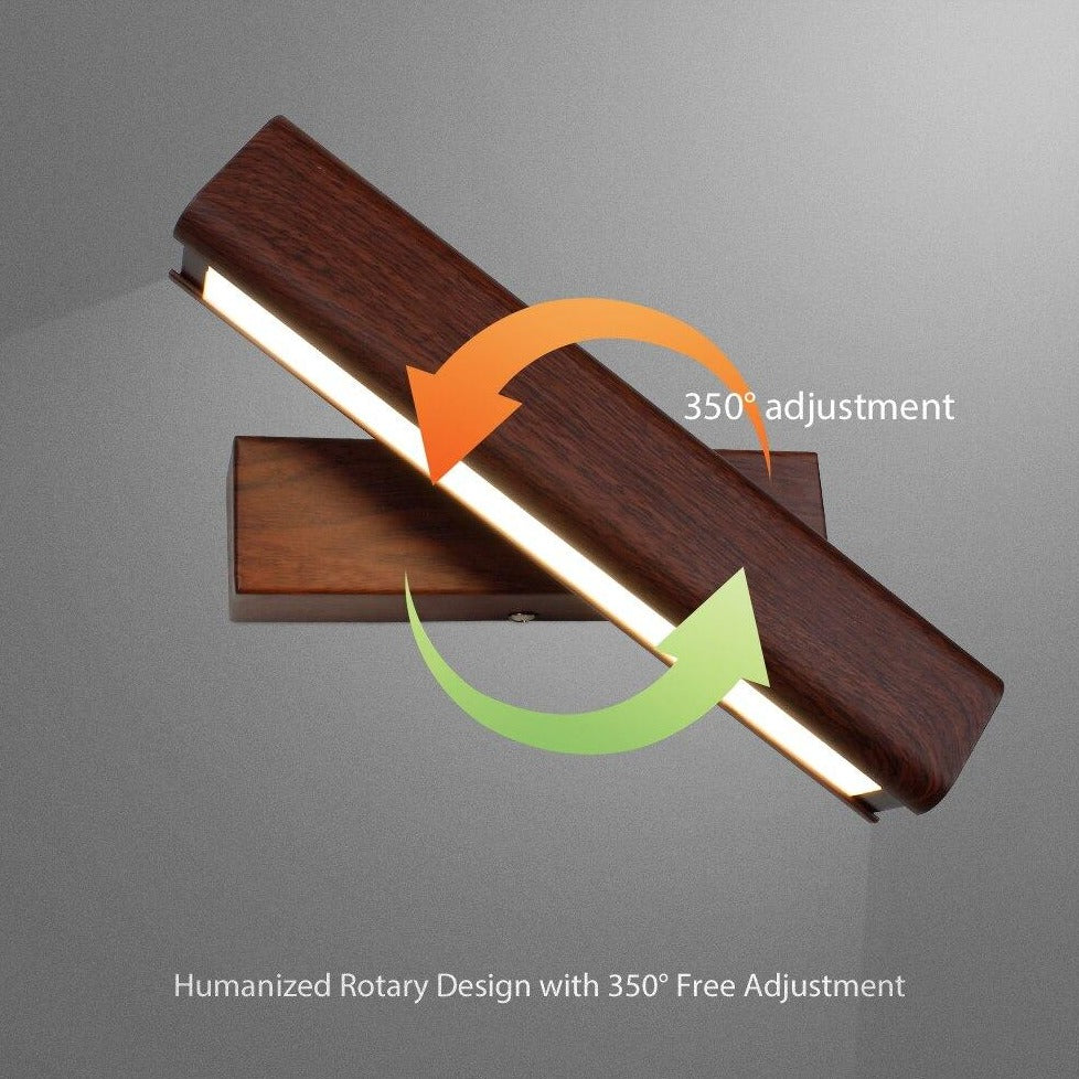 Applique murale scandinave LED rotative Torno - vue 7 sur 7