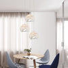 Suspension design blanc arrondis à trous LOFAHS