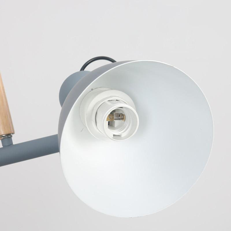 Lámpara de suspensión con manchas de metal y madera Madera (varios colores)