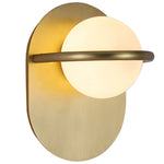 wall lamp Loopi gold metal LED design wall lamp