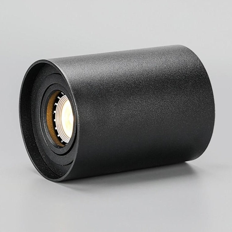 Spot moderne à LED en métal cylindrique Julius